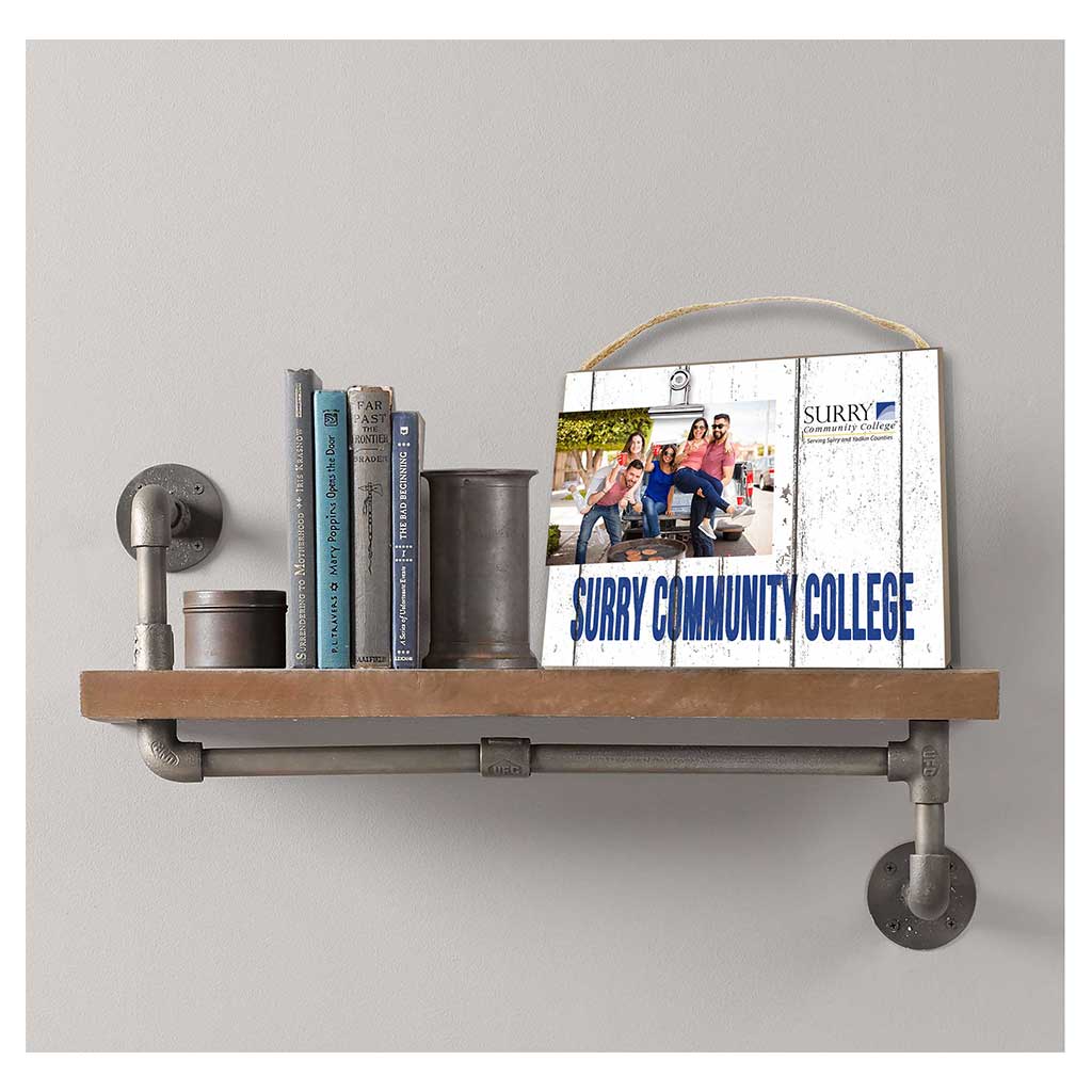 Clip It Weathered Logo Photo Frame Surry Community College Knights