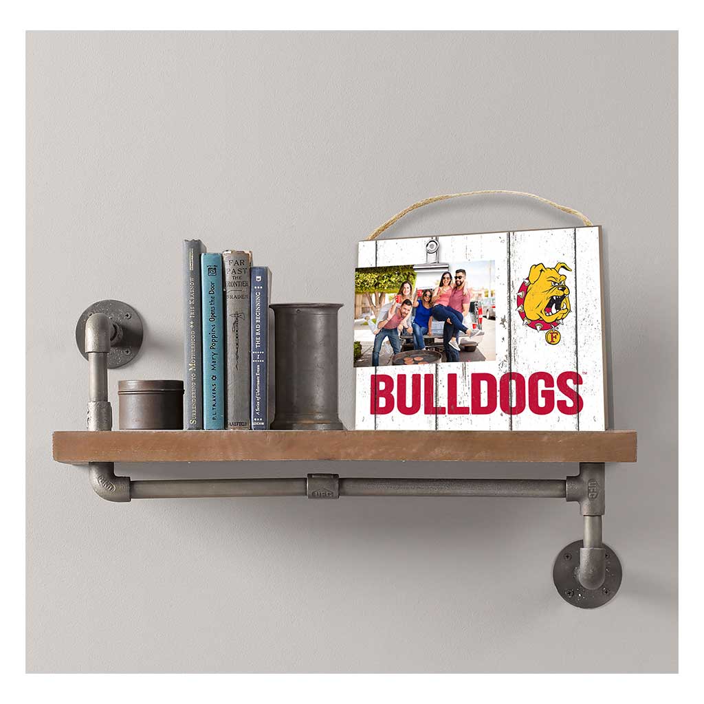 Clip It Weathered Logo Photo Frame Ferris State Bulldogs