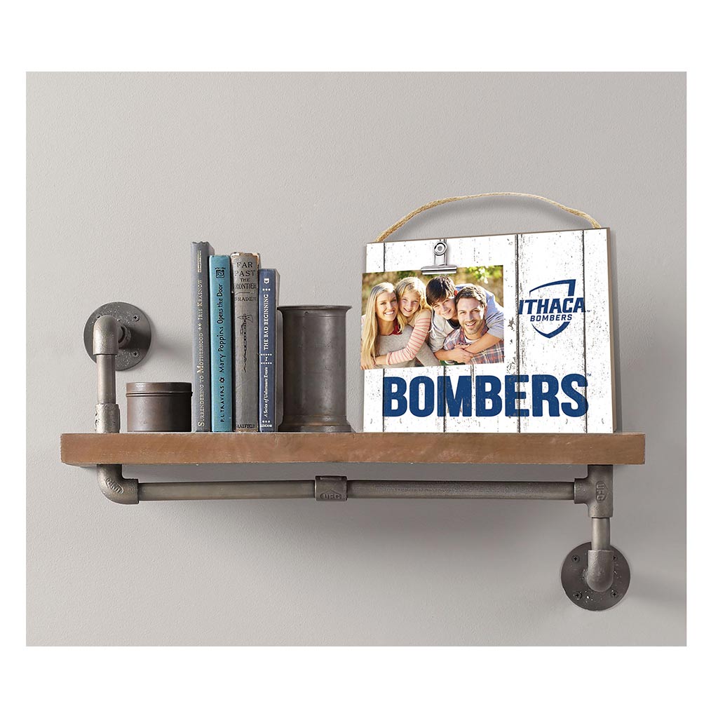 Clip It Weathered Logo Photo Frame Ithaca College Bombers