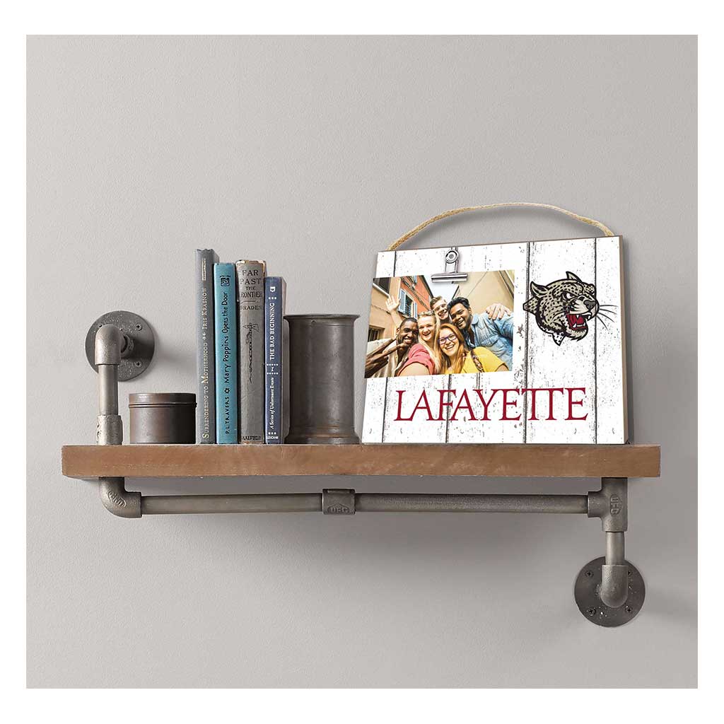 Clip It Weathered Logo Photo Frame Lafayette College Leopards-SPECIAL