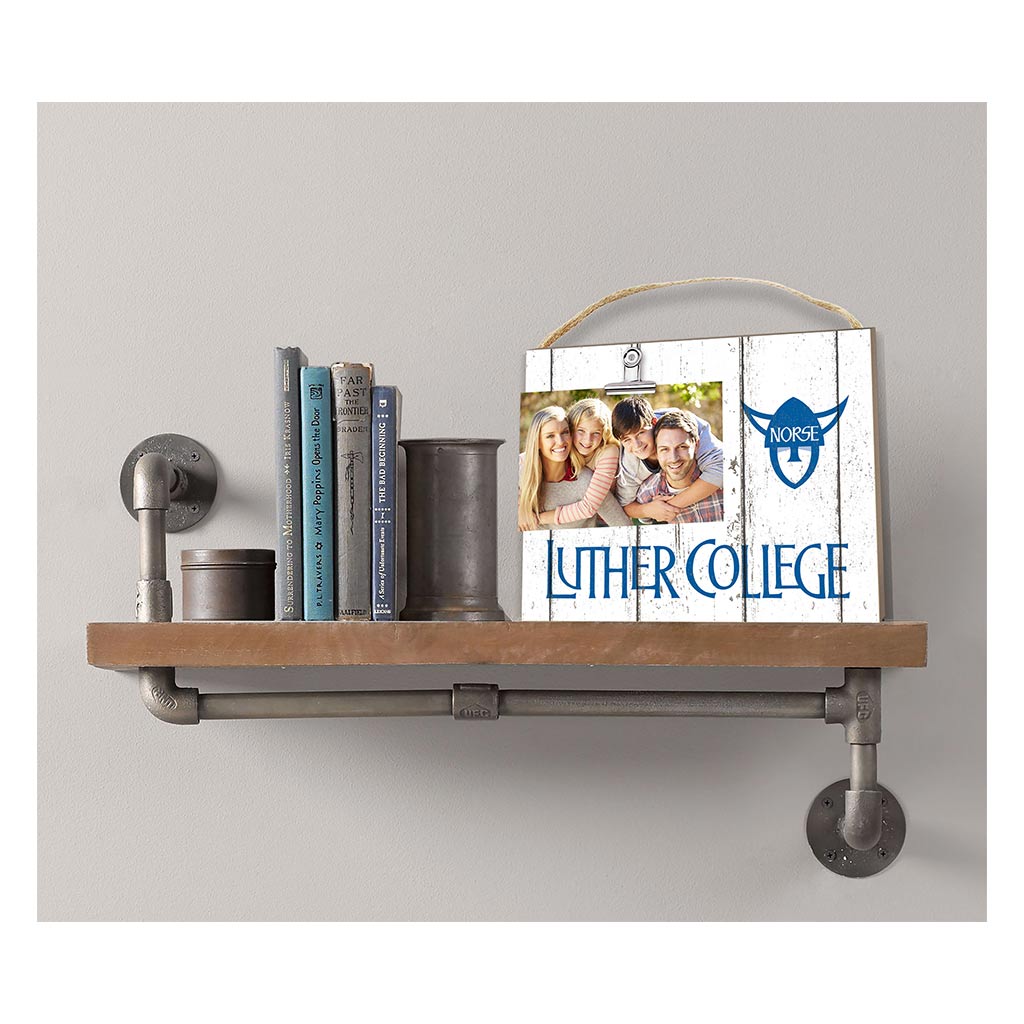 Clip It Weathered Logo Photo Frame Luther College Norse