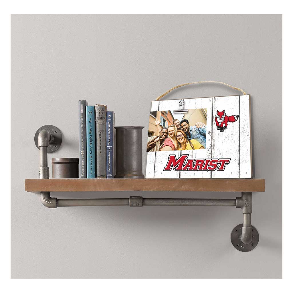 Clip It Weathered Logo Photo Frame Marist College Red Foxes