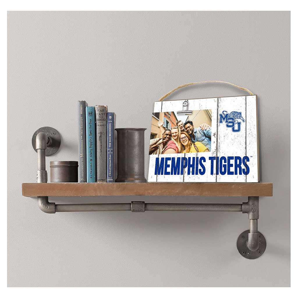 Clip It Weathered Logo Photo Frame Memphis Tigers