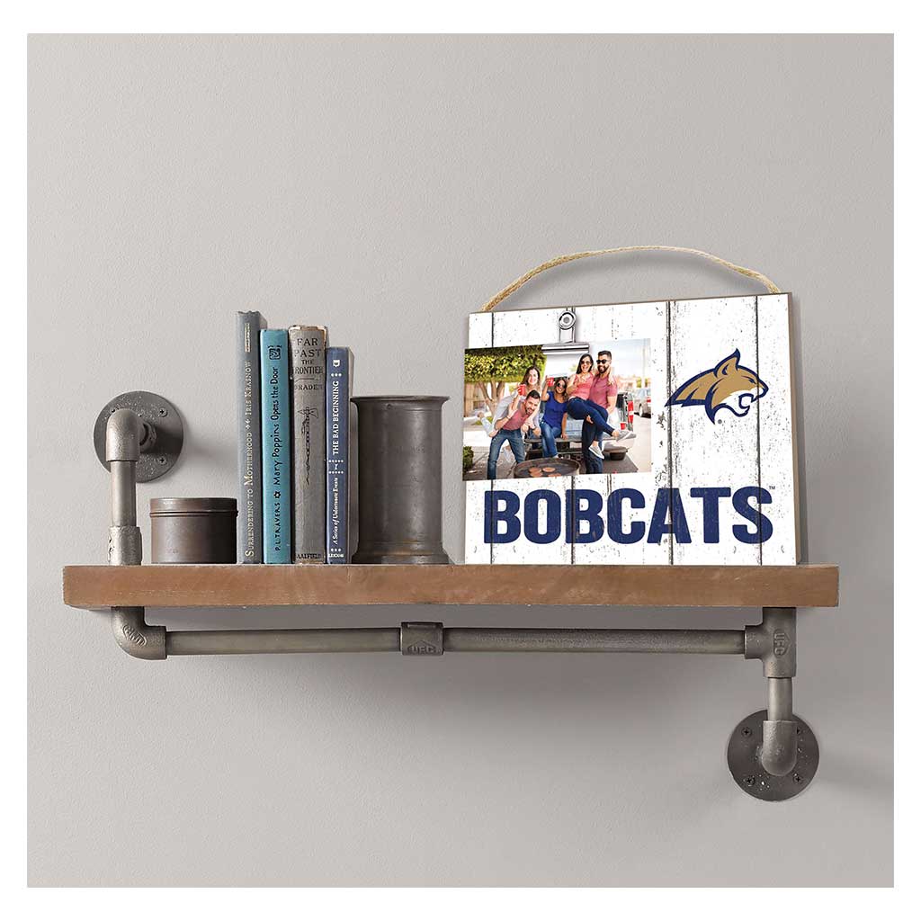 Clip It Weathered Logo Photo Frame Montana State Fighting Bobcats