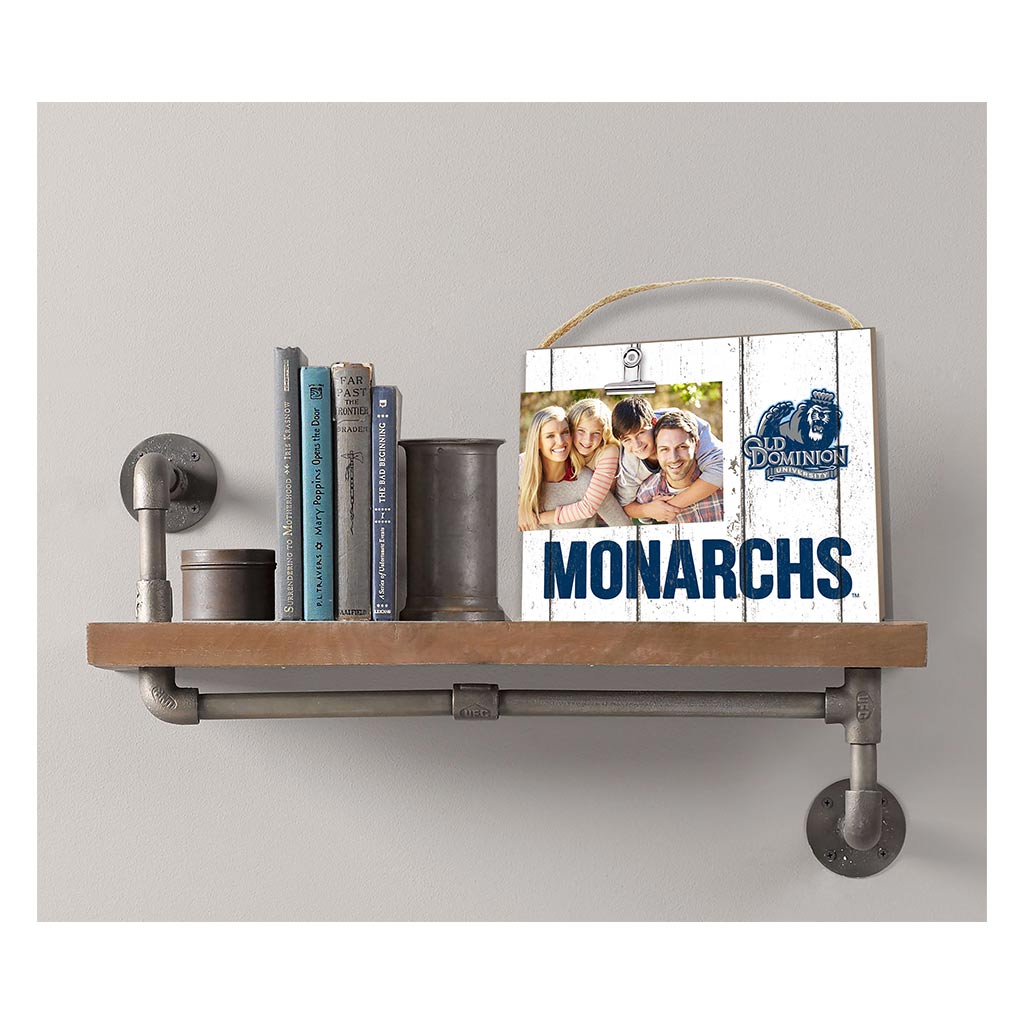 Clip It Weathered Logo Photo Frame Old Dominion Monarchs