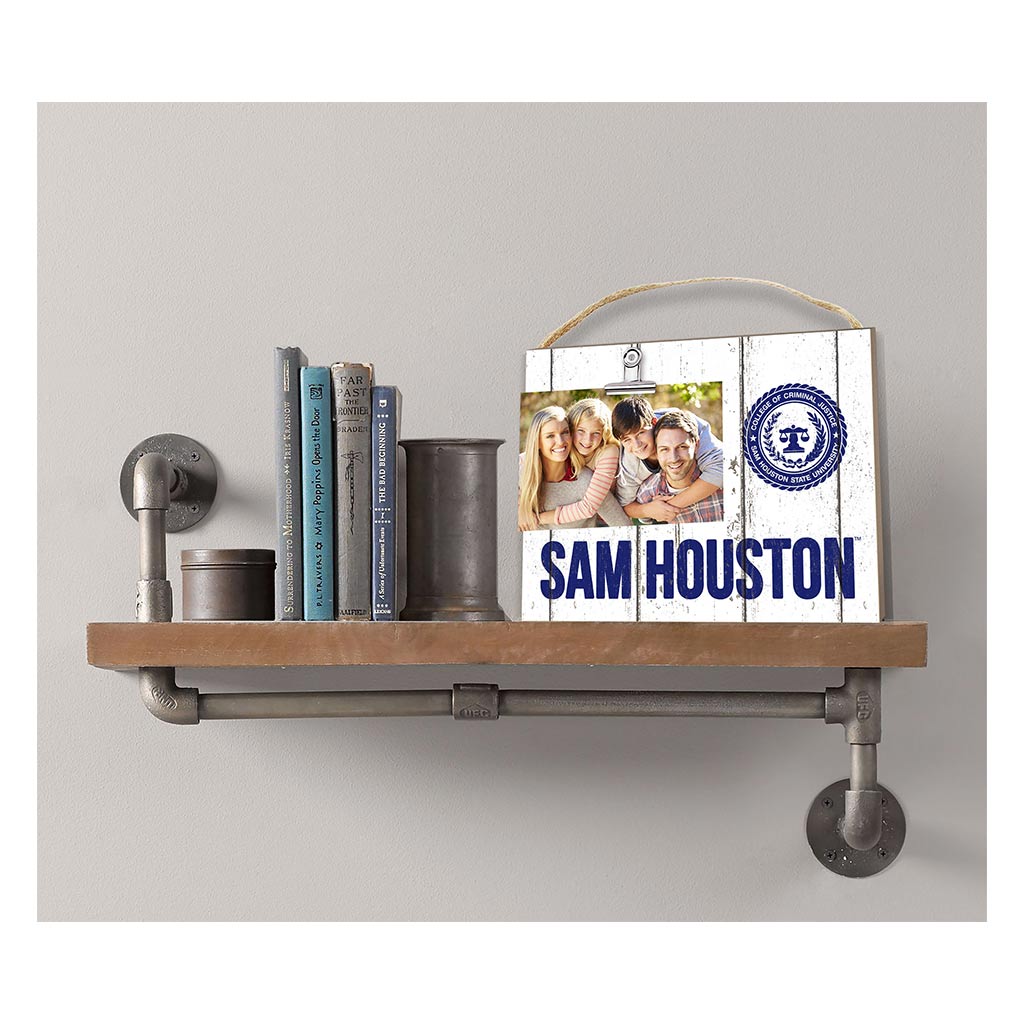 Clip It Weathered Logo Photo Frame Sam Houston State Bearkats Special