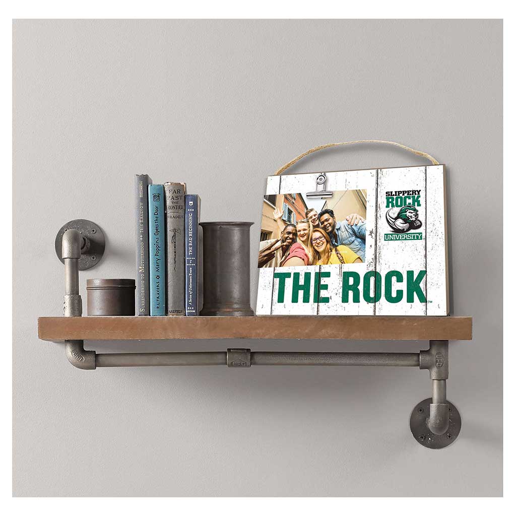 Clip It Weathered Logo Photo Frame Slippery Rock The Rock