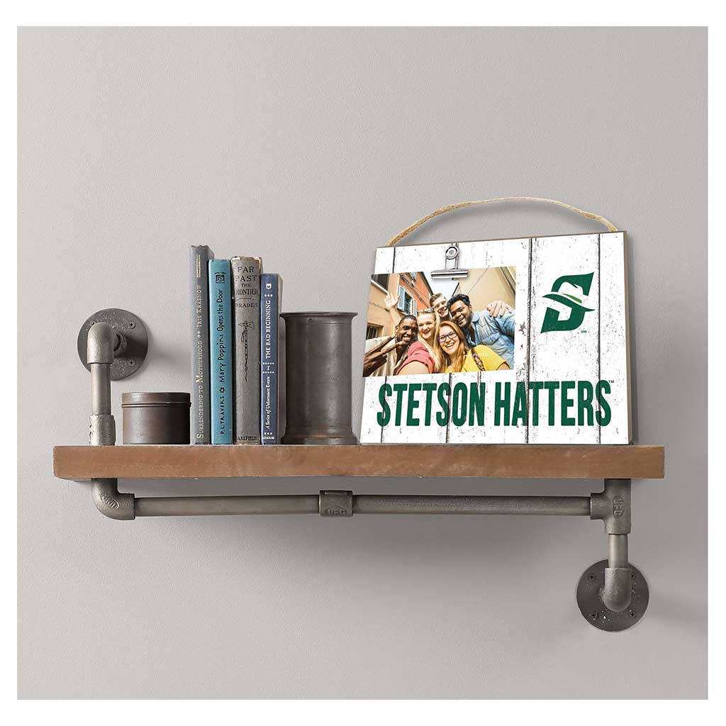 Clip It Weathered Logo Photo Frame Stetson University Hatters