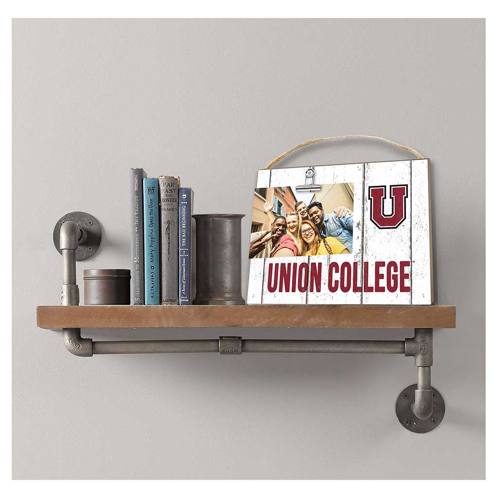 Clip It Weathered Logo Photo Frame Union College
