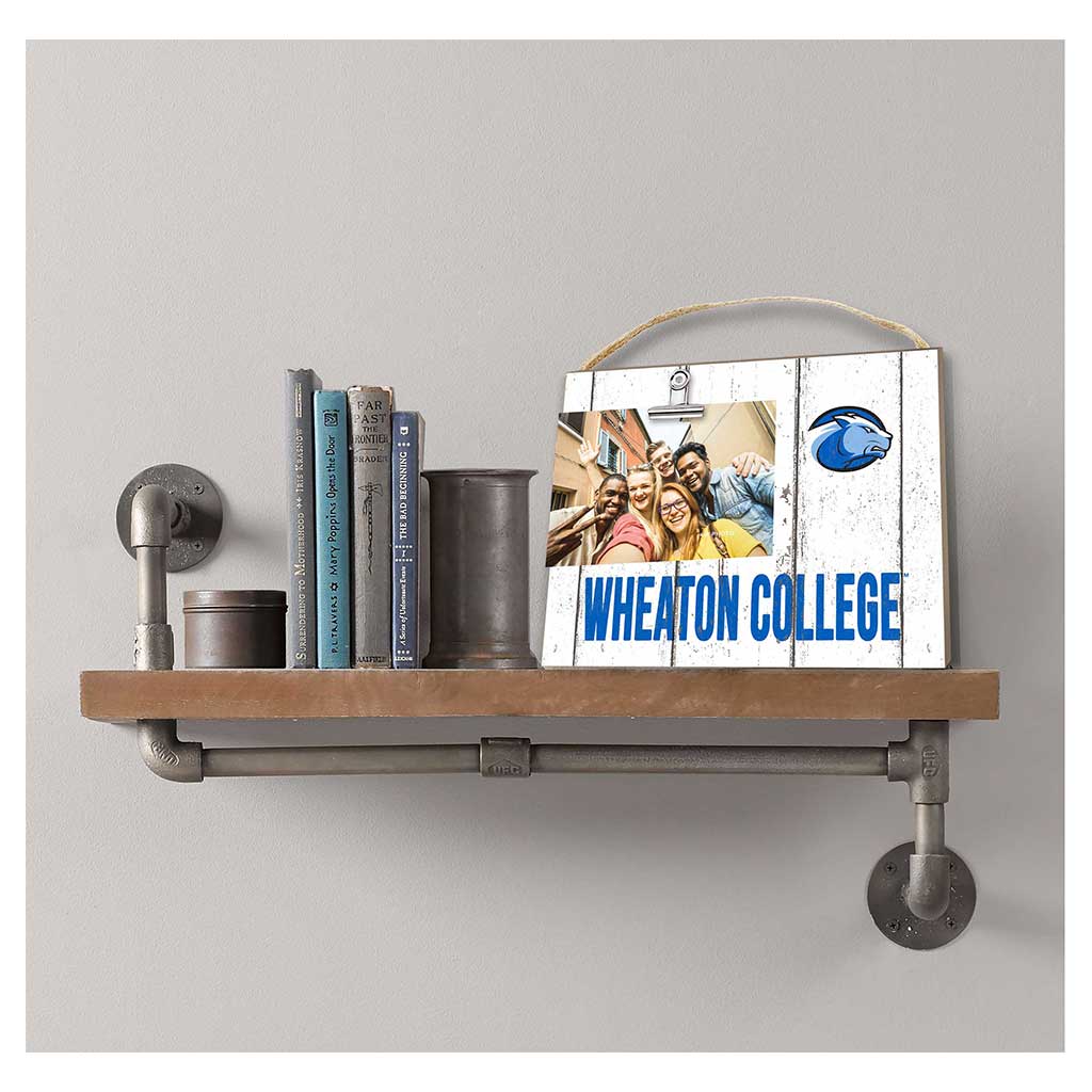 Clip It Weathered Logo Photo Frame Wheaton College Lyons