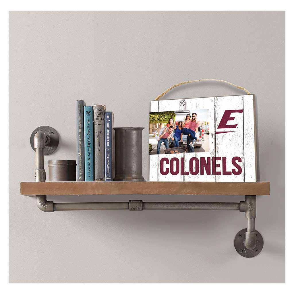 Clip It Weathered Logo Photo Frame Eastern Kentucky University Colonels