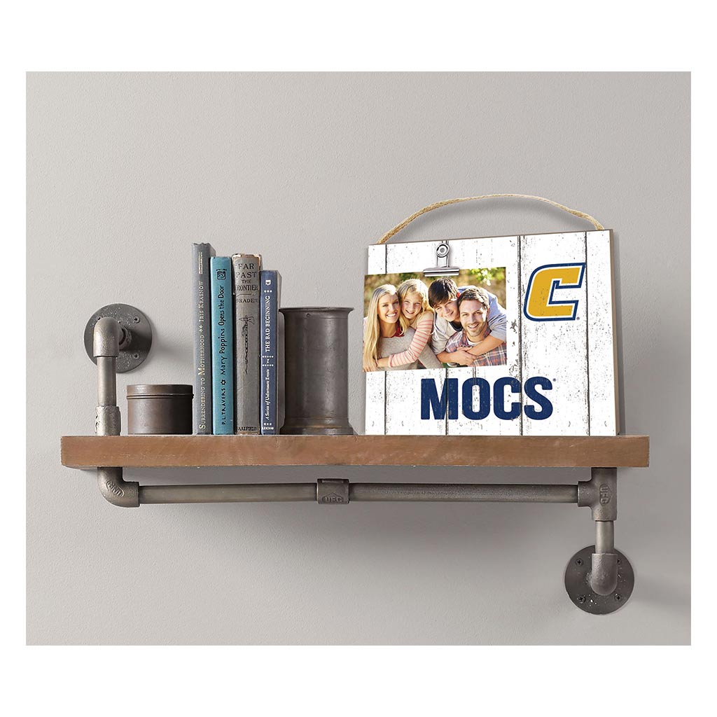 Clip It Weathered Logo Photo Frame Tennessee Chattanooga Mocs
