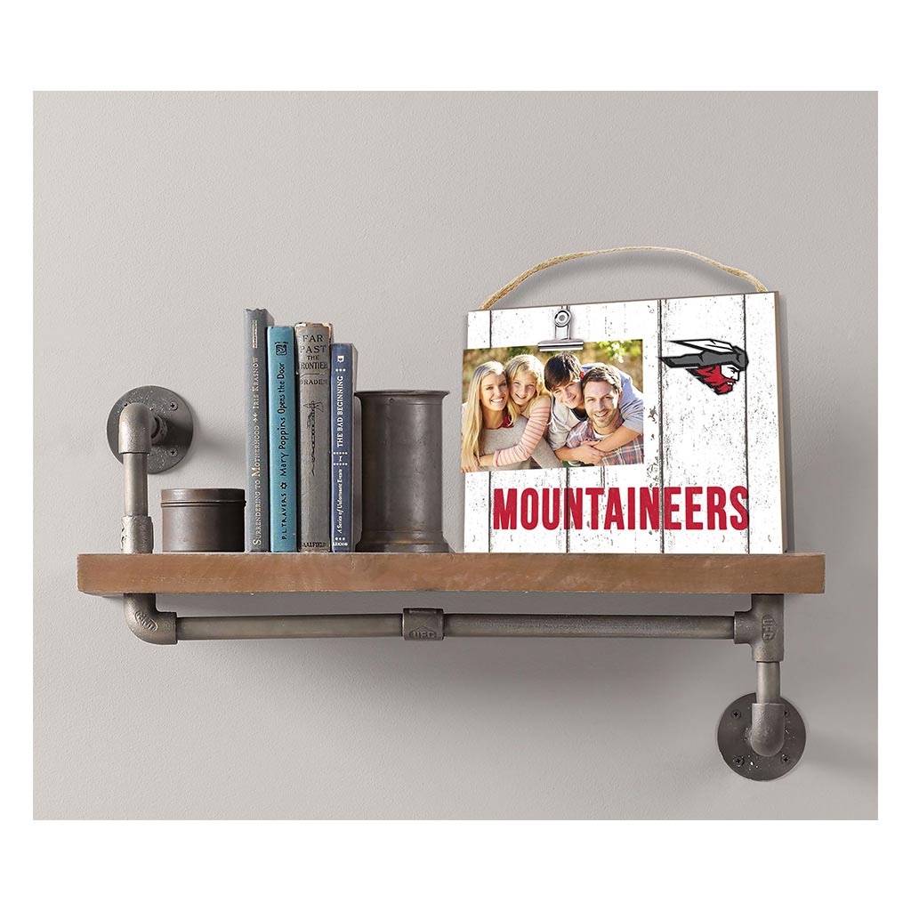 Clip It Weathered Logo Photo Frame Western State Colorado University Mountaineers