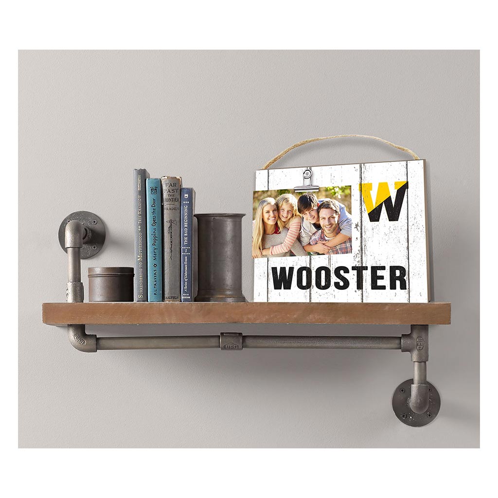 Clip It Weathered Logo Photo Frame College of Wooster Fighting Scots