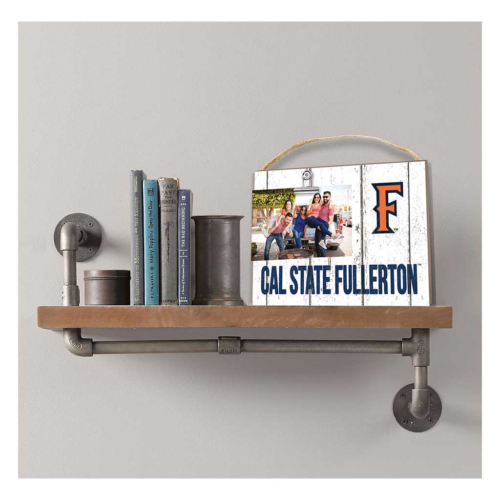 Clip It Weathered Logo Photo Frame Cal State Fullerton Titans