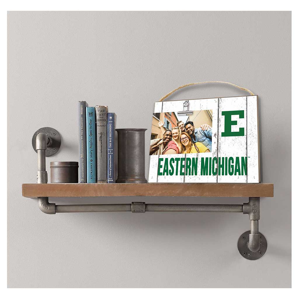 Clip It Weathered Logo Photo Frame Eastern Michigan Eagles