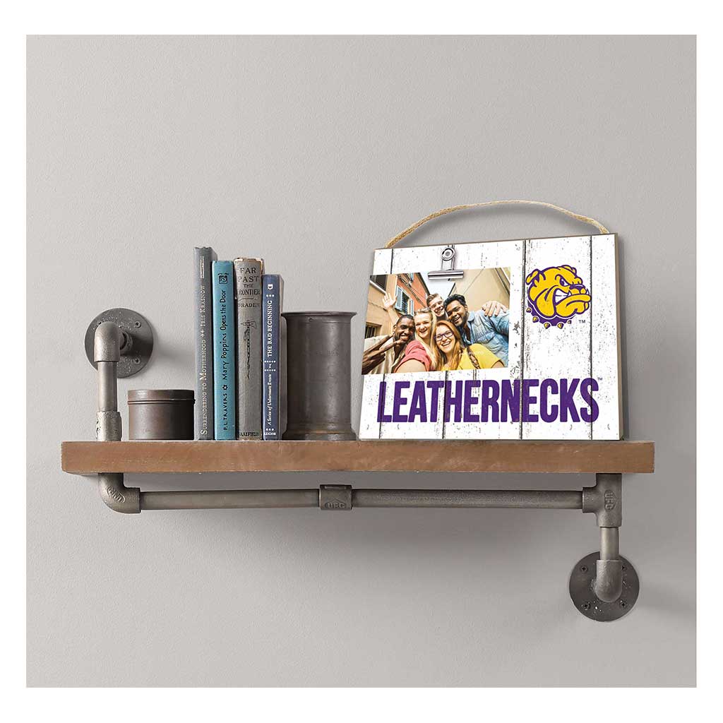 Clip It Weathered Logo Photo Frame Western Illinois