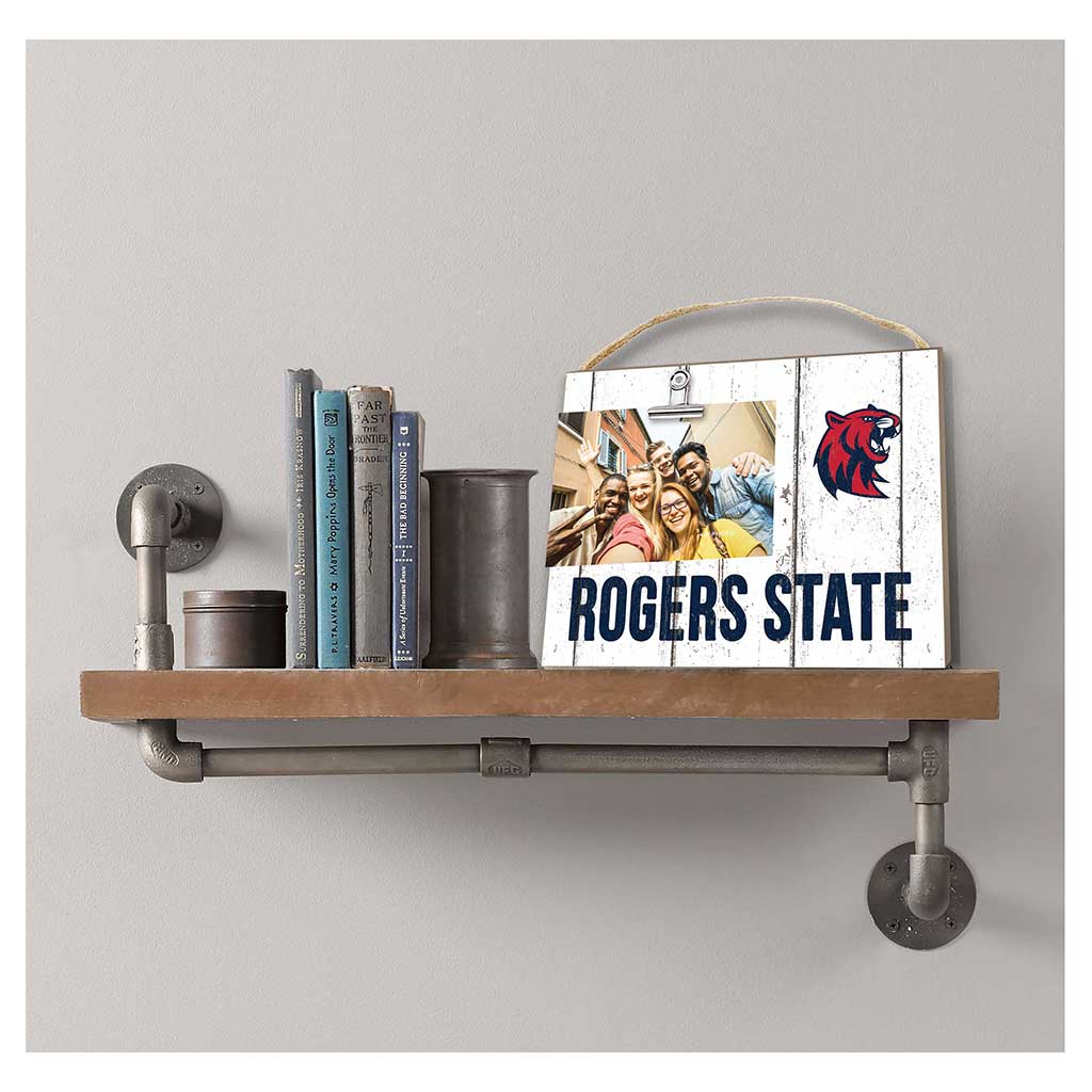 Clip It Weathered Logo Photo Frame Rogers State University Hillcats
