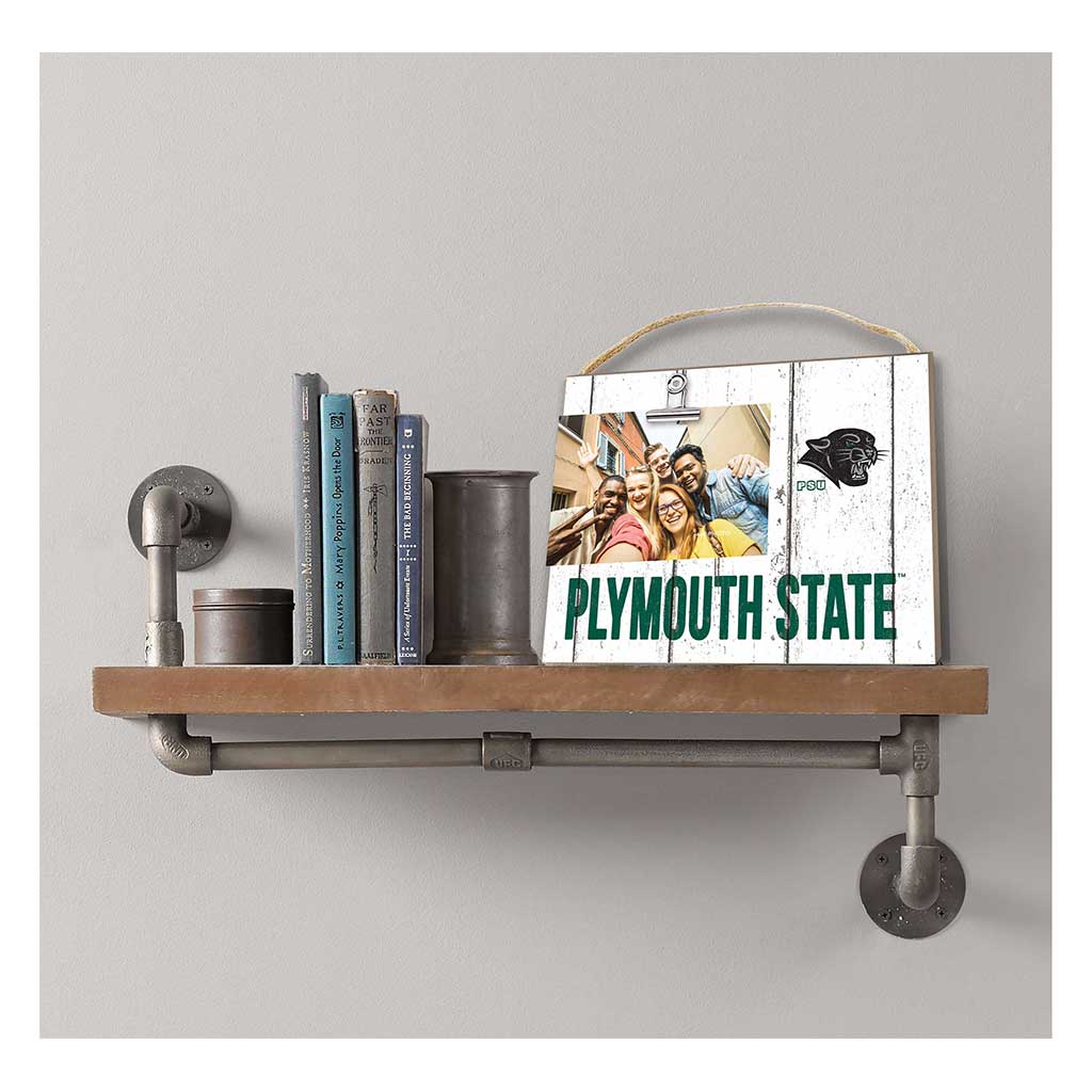 Clip It Weathered Logo Photo Frame Plymouth State University Panthers