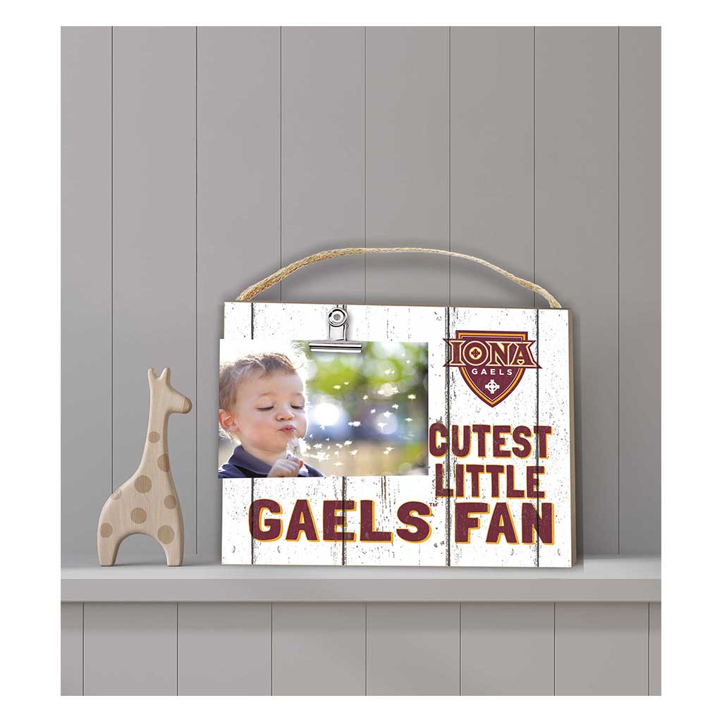 Cutest Little Weathered Logo Clip Photo Frame Lona College Gaels