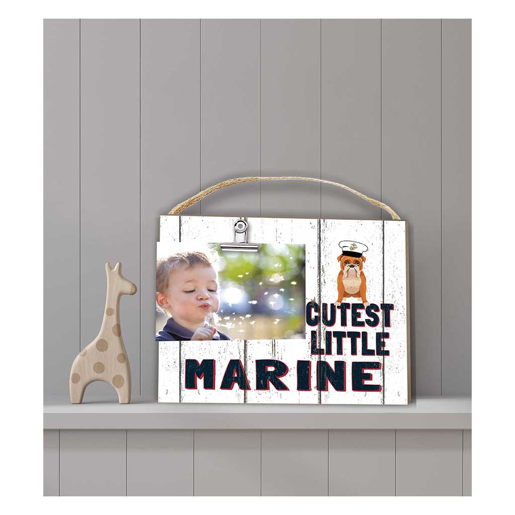 Cutest Little Weathered Logo Clip Photo Frame Marines