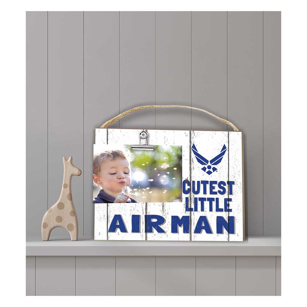 Cutest Little Weathered Logo Clip Photo Frame Air Force