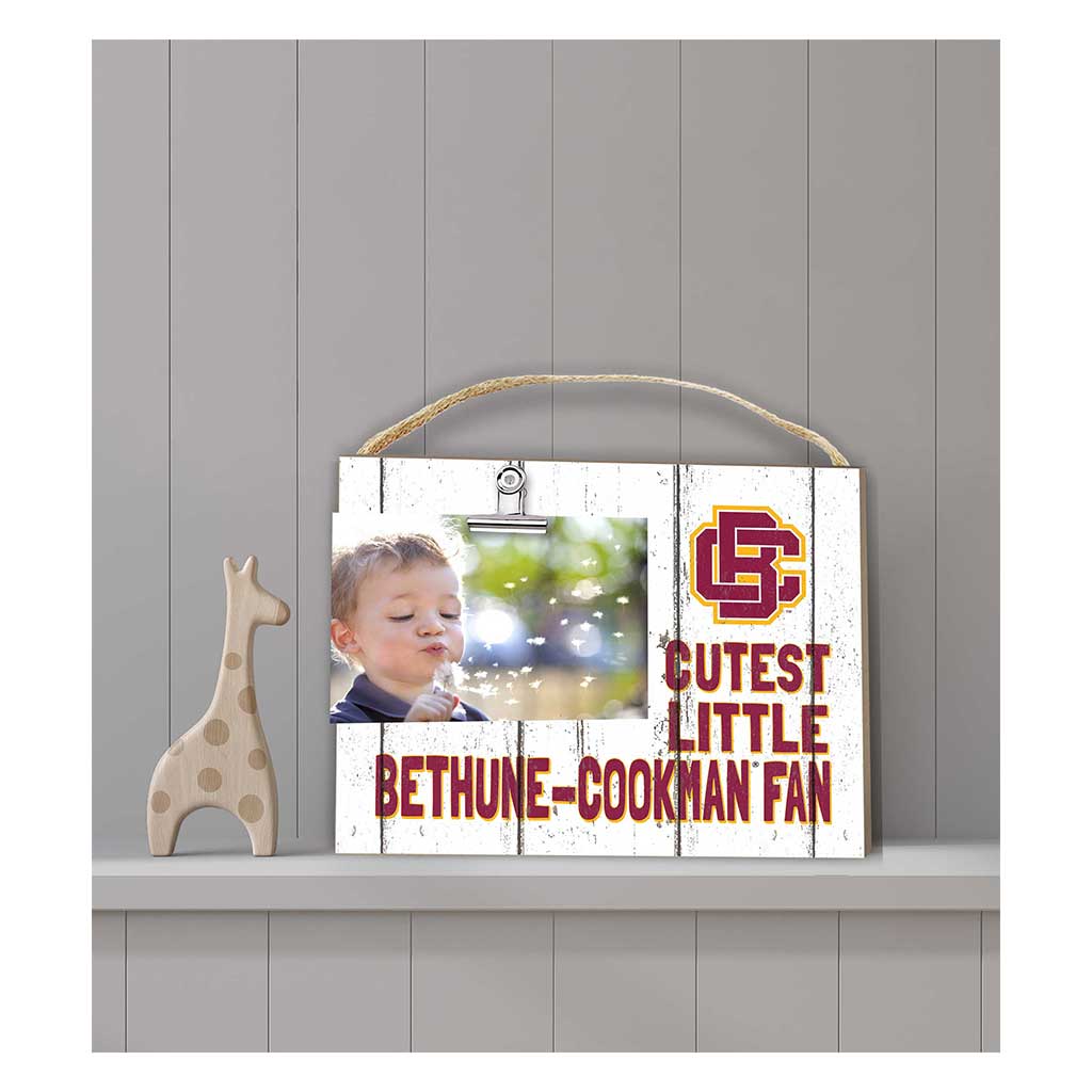 Cutest Little Weathered Logo Clip Photo Frame Bethune-Cookman Wildcats