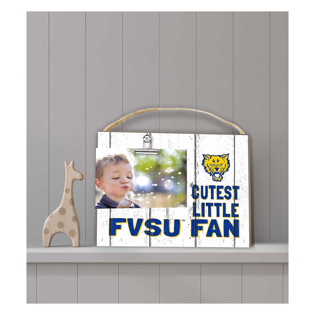 Cutest Little Weathered Logo Clip Photo Frame Fort Valley State Wildcats