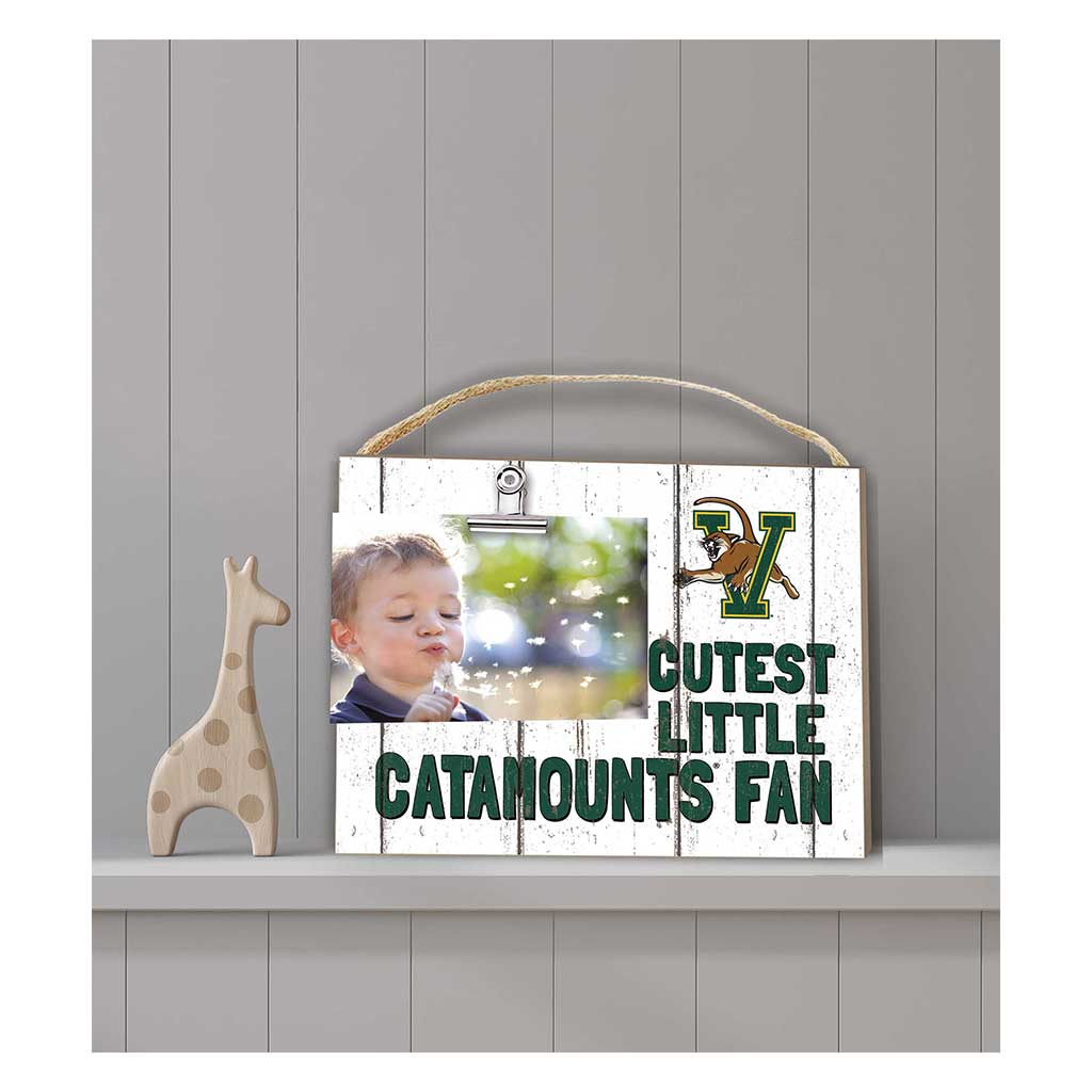 Cutest Little Weathered Clip Photo Frame Vermont Catamounts