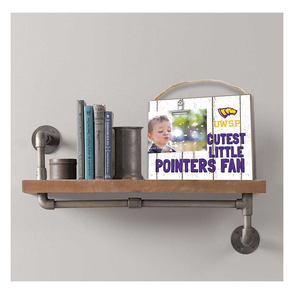 Cutest Little Weathered Logo Clip Photo Frame University of Wisconsin Steven's Point Pointers