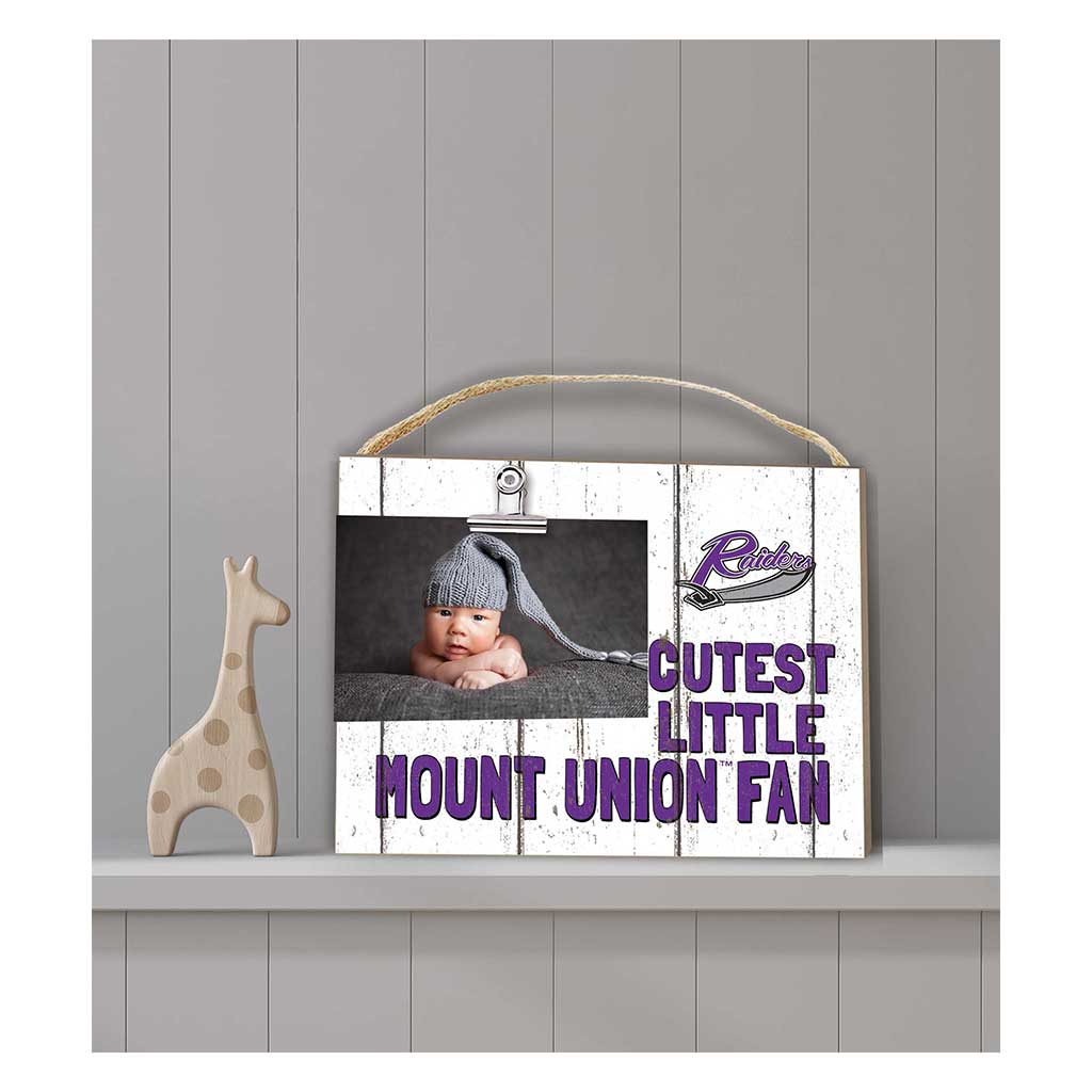 Cutest Little Weathered Clip Photo Frame University of Mount Union Raiders