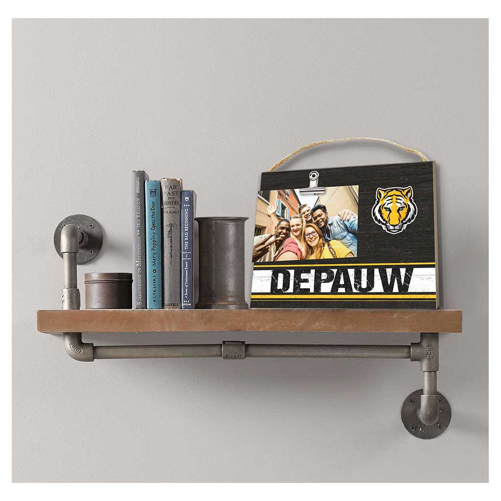 Clip It Colored Logo Photo Frame Depauw Tigers