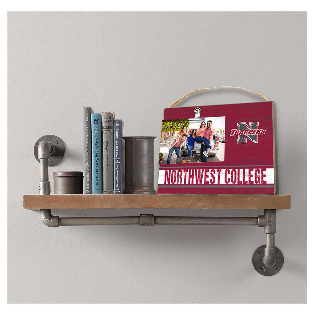 Clip It Colored Logo Photo Frame Northwest Colleger Trappers