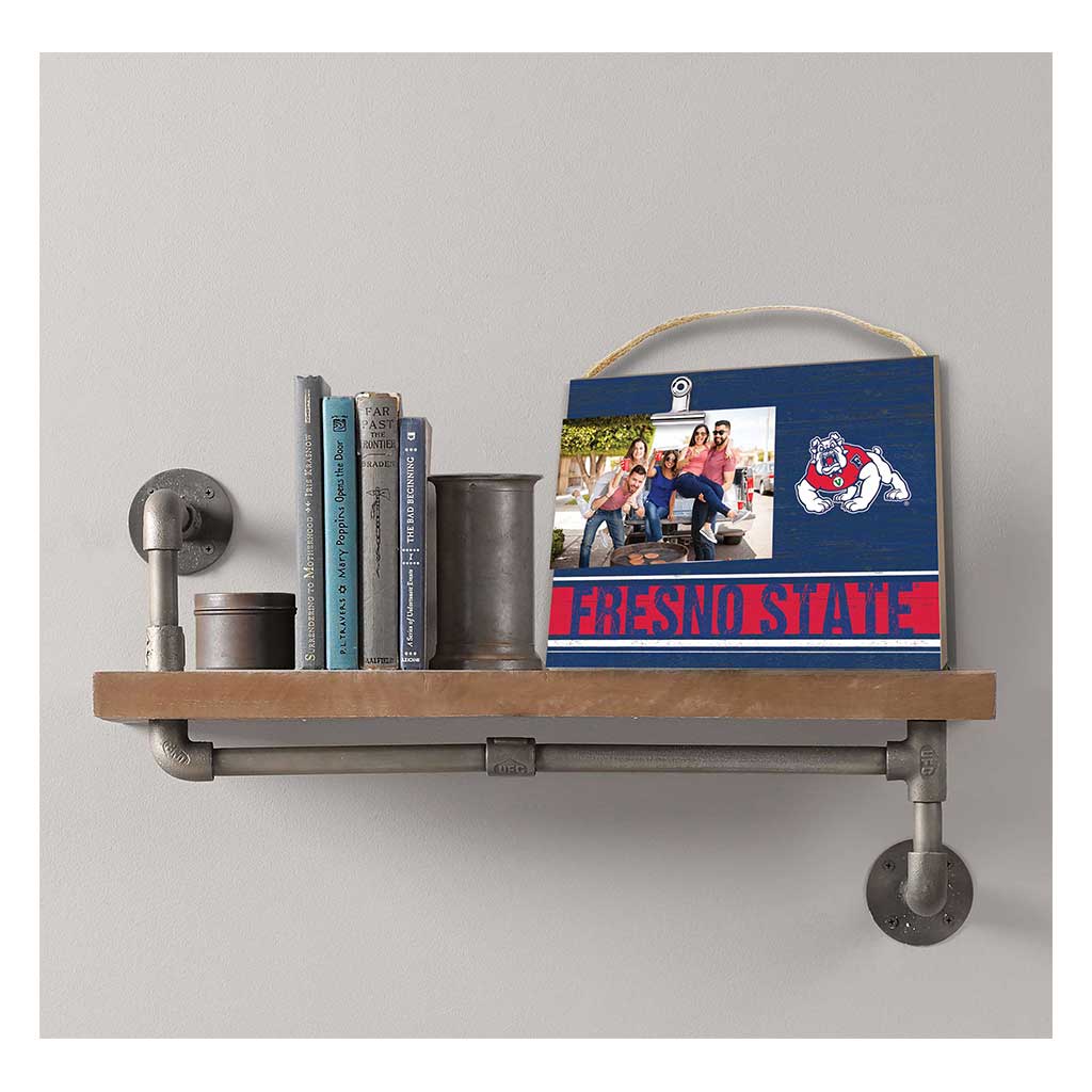 Clip It Colored Logo Photo Frame Fresno State Bulldogs