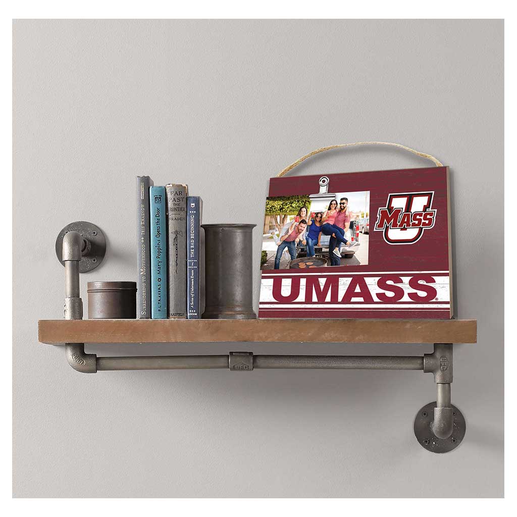 Clip It Colored Logo Photo Frame UMASS Amherst Minutemen