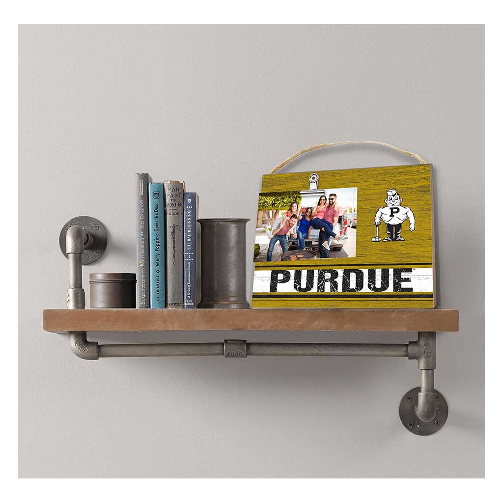 Clip It Colored Logo Photo Frame Purdue Vault Boilermakers