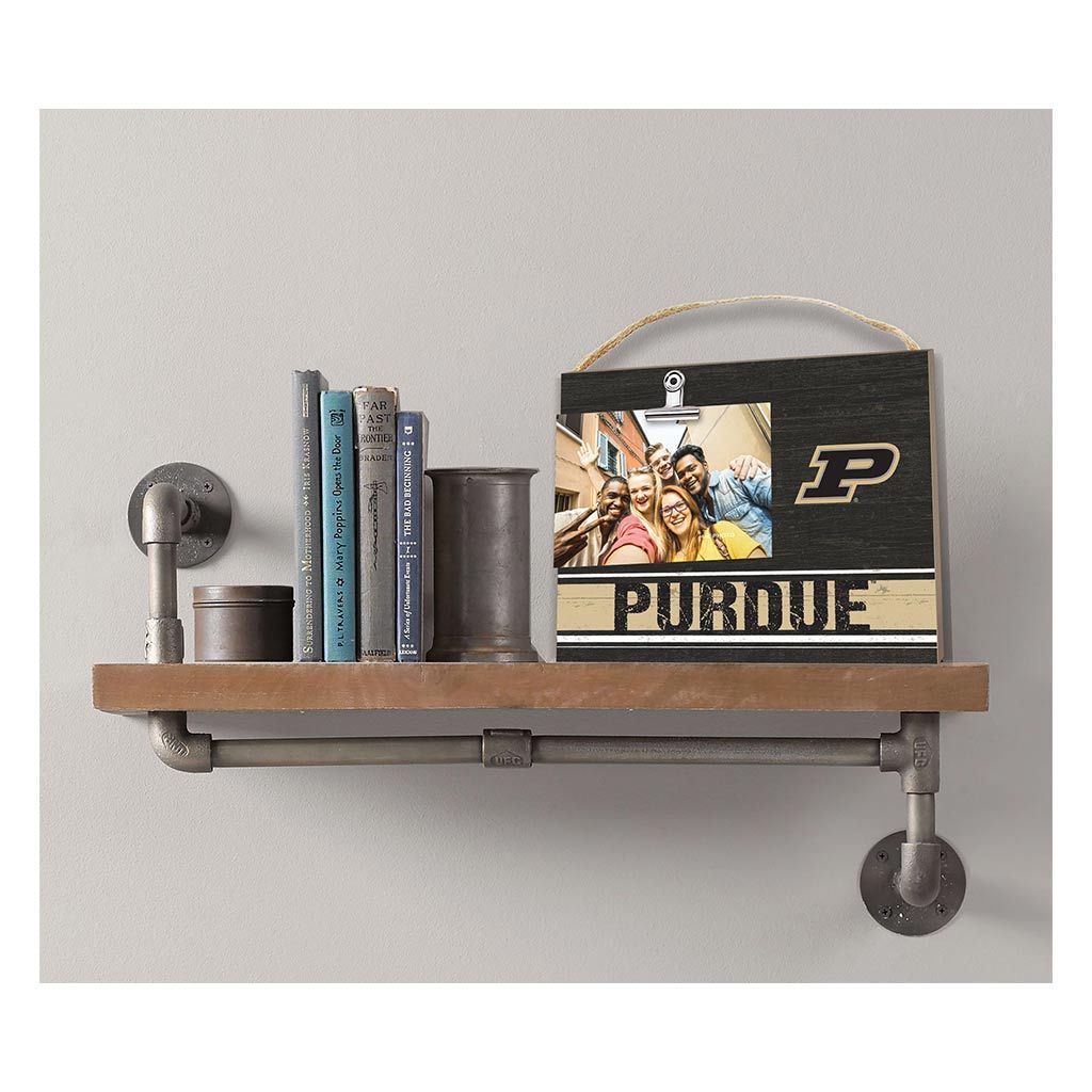 Clip It Colored Logo Photo Frame Purdue Boilermakers
