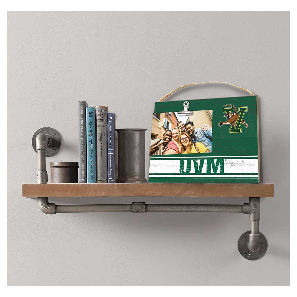 Clip It Colored Logo Photo Frame Vermont Catamounts