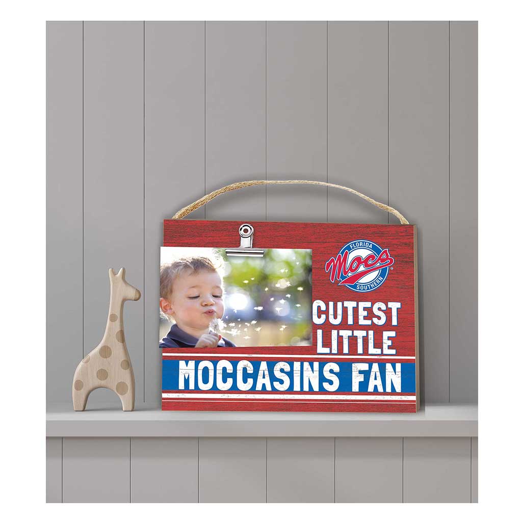Cutest Little Team Logo Clip Photo Frame Florida Southern College Moccasins