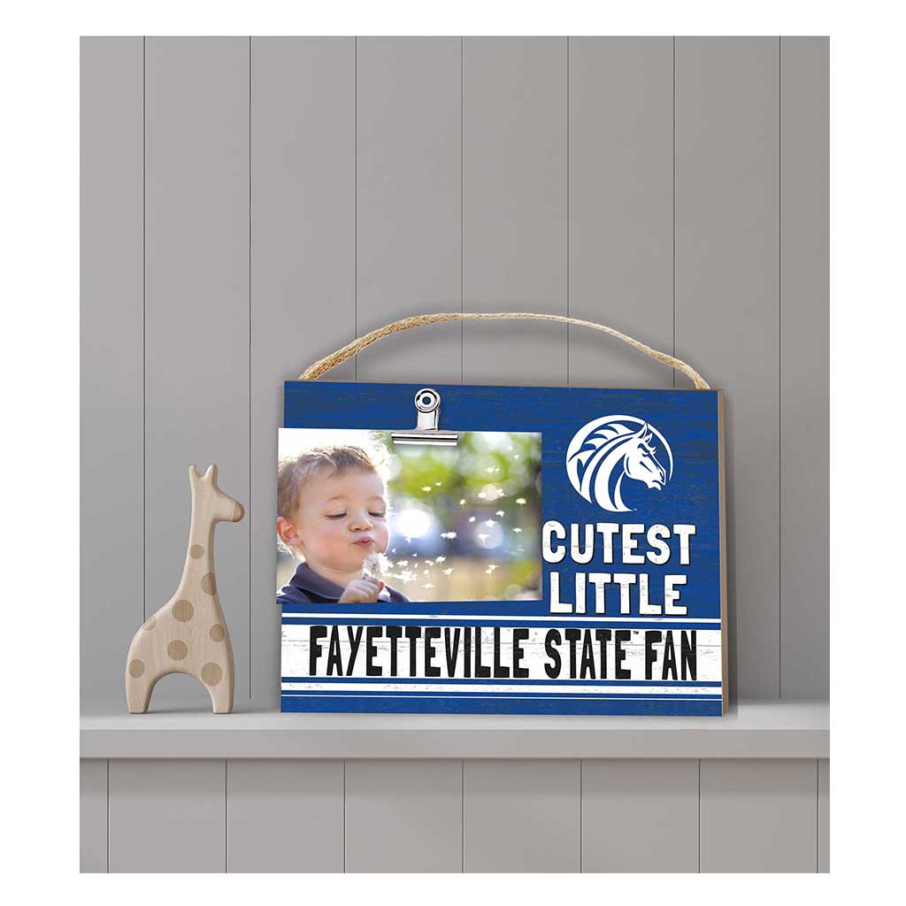 Cutest Little Colored Logo Clip Photo Frame Fayetteville State Broncos