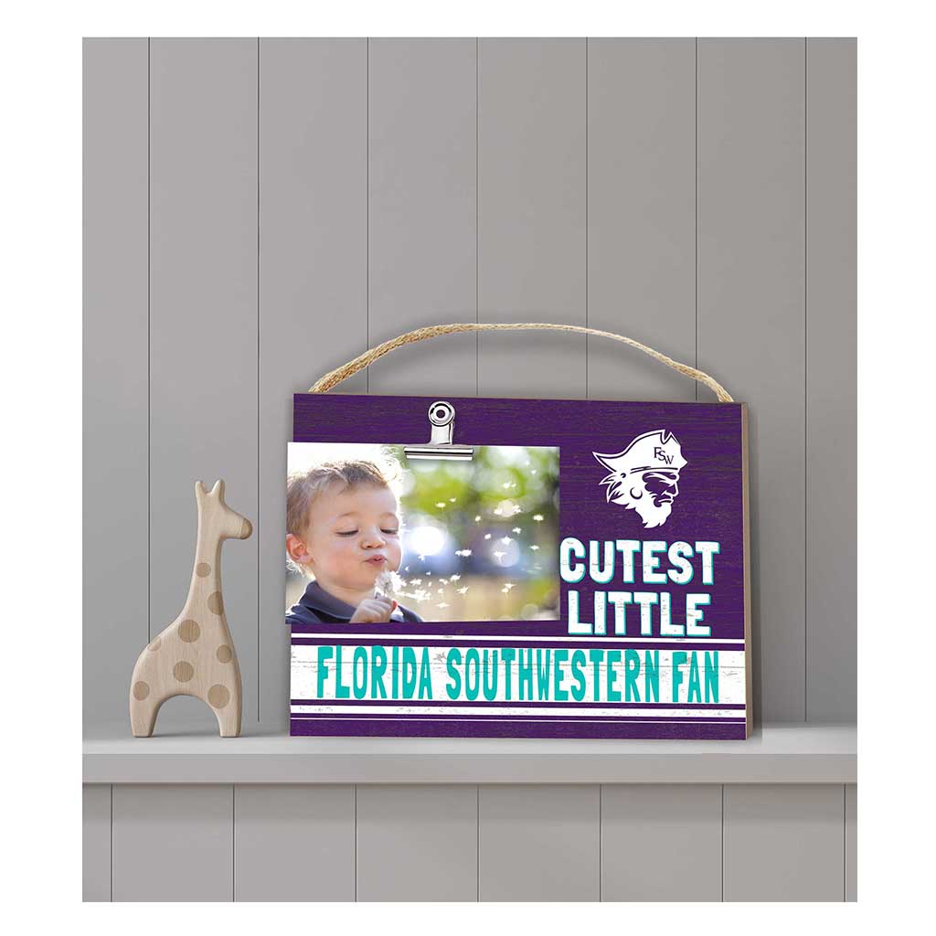 Cutest Little Colored Logo Clip Photo Frame Florida Southwestern State Buccaneers