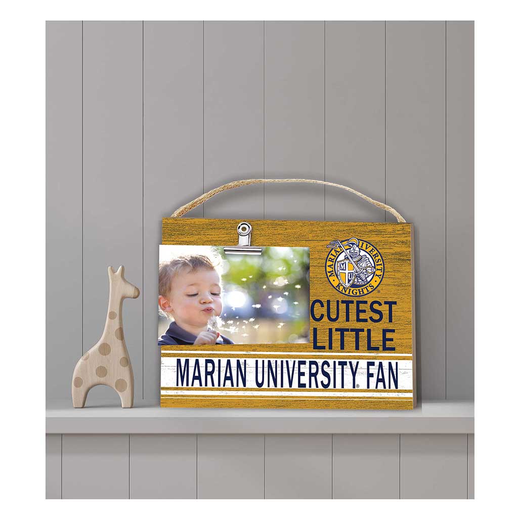 Cutest Little Colored Logo Clip Photo Frame Marian University Knights