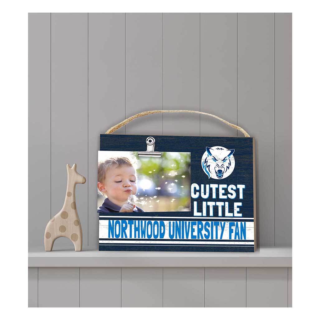 Cutest Little Colored Logo Clip Photo Frame Northwood University Wolves