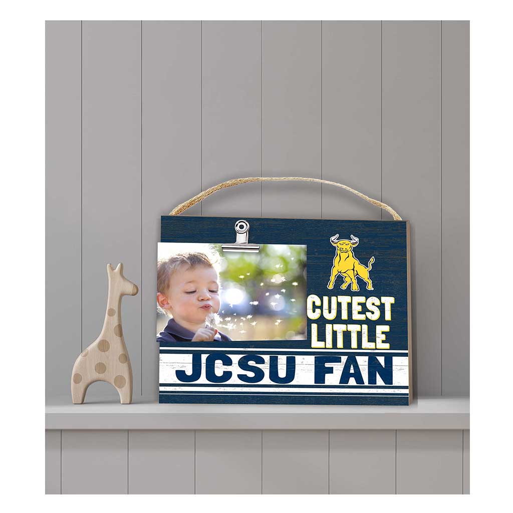 Cutest Little Team Logo Clip Photo Frame Johnson C. Smith University Golden Bulls