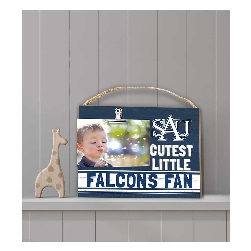 Cutest Little Team Logo Clip Photo Frame Saint Augustine's University Falcons