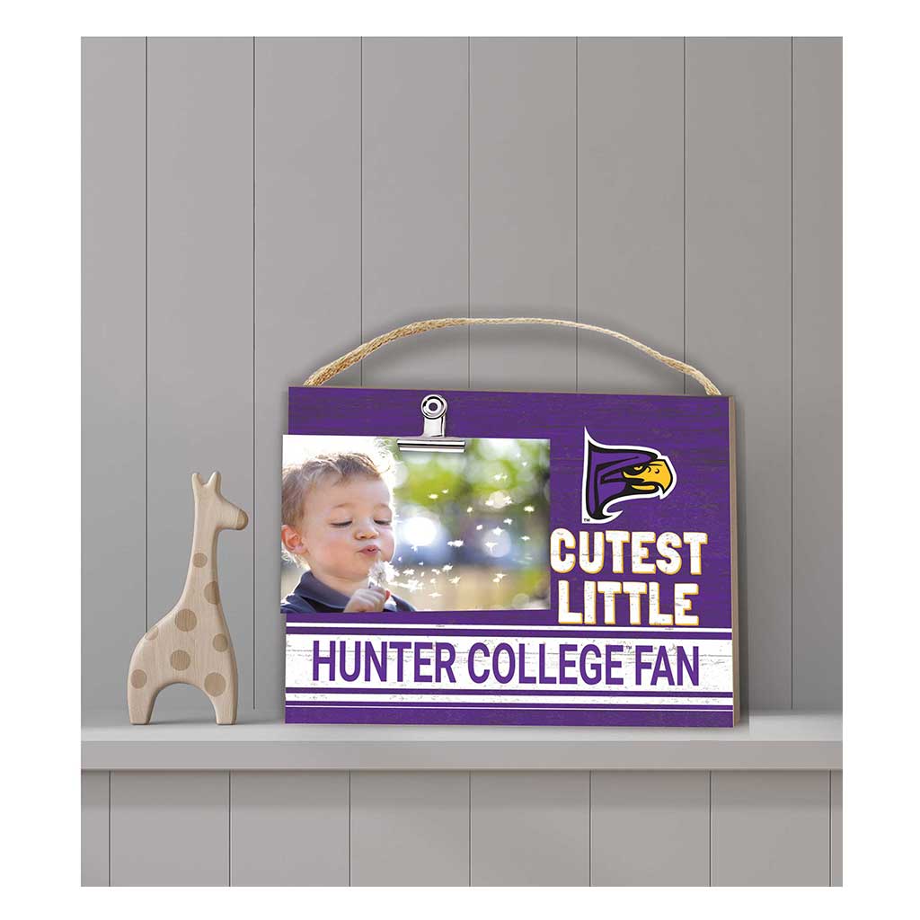 Cutest Little Team Logo Clip Photo Frame Hunter College Hawks