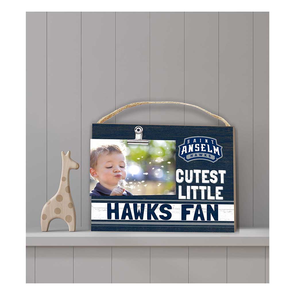 Cutest Little Team Logo Clip Photo Frame Saint Anselm College Hawks