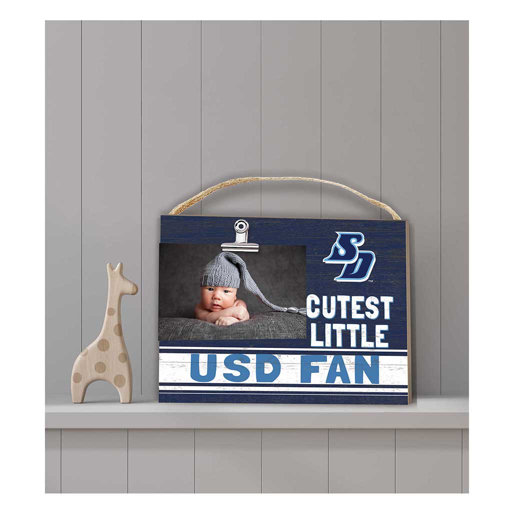 Cutest Little Team Logo Clip Photo Frame University of San Diego Toreros