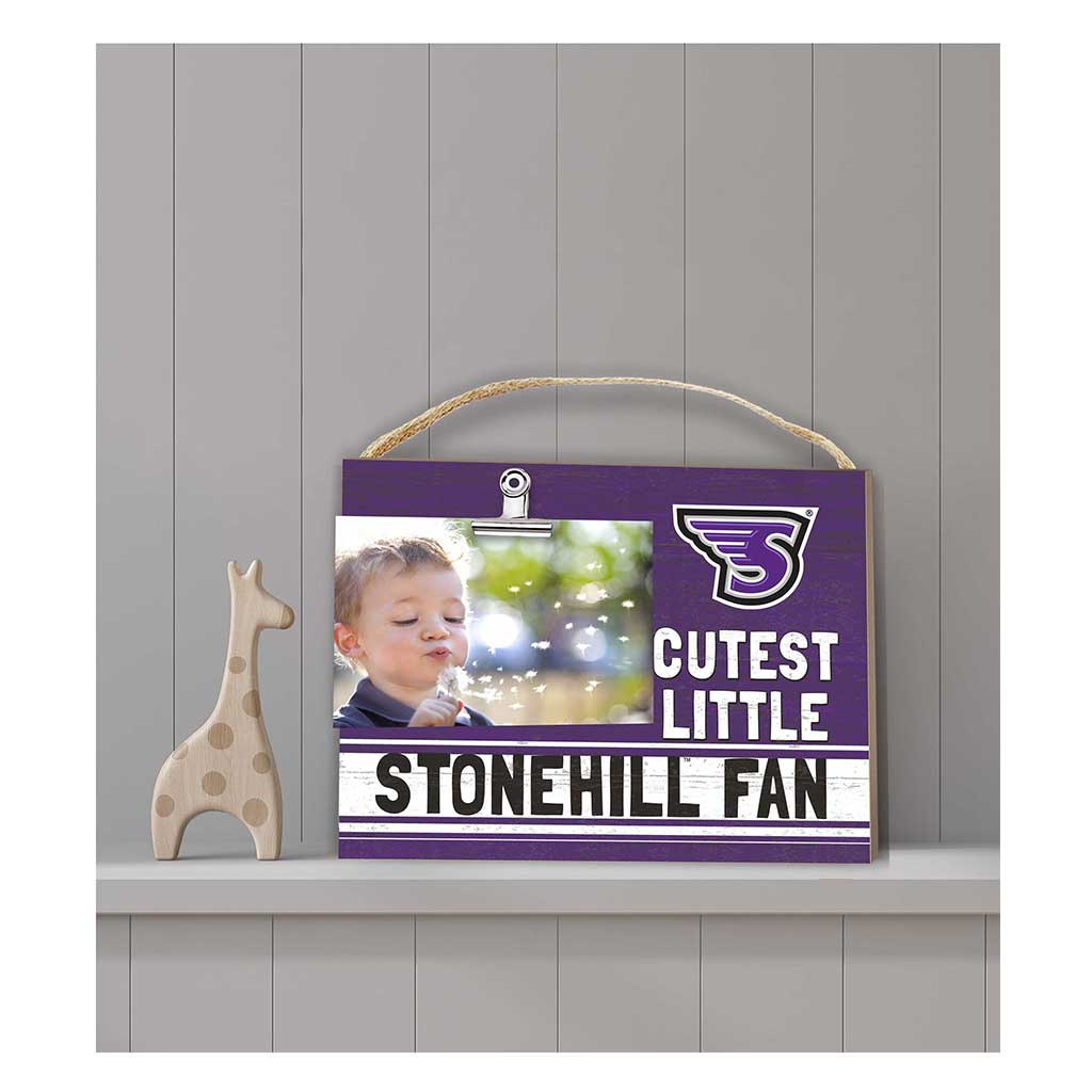 Cutest Little Team Logo Clip Photo Frame Stonehill College Skyhawks