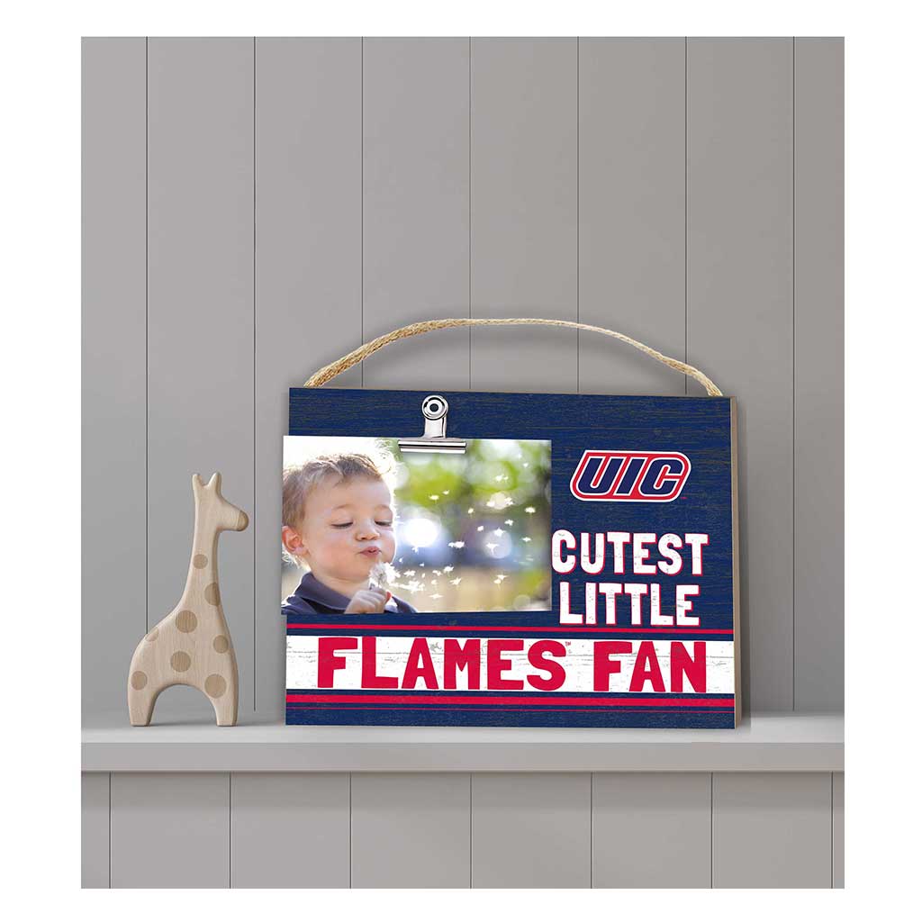 Cutest Little Colored Logo Clip Photo Frame Illinois Chicago Flames